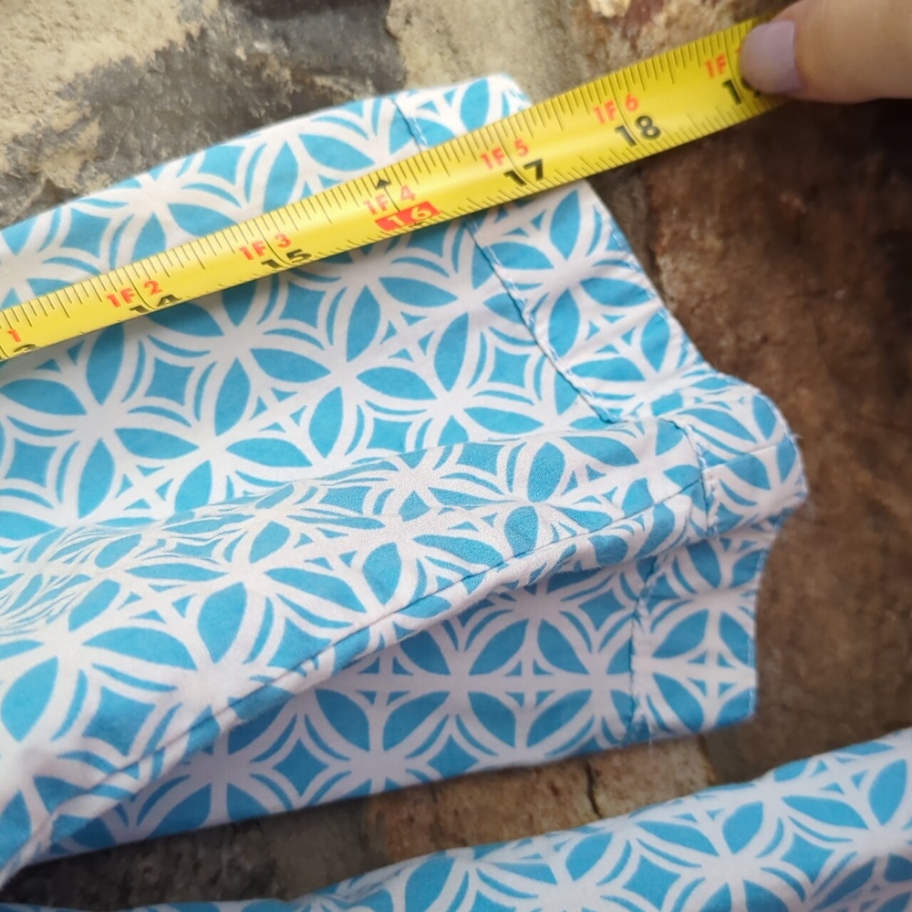 Pendleton Blue And White Cotton Top - Picture 10 of 10